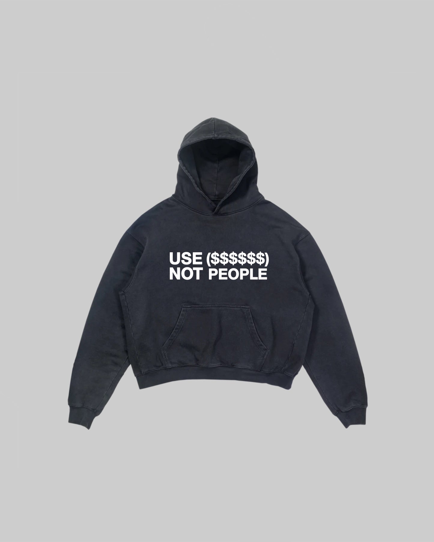 MESSAGE HOODIE BLACK